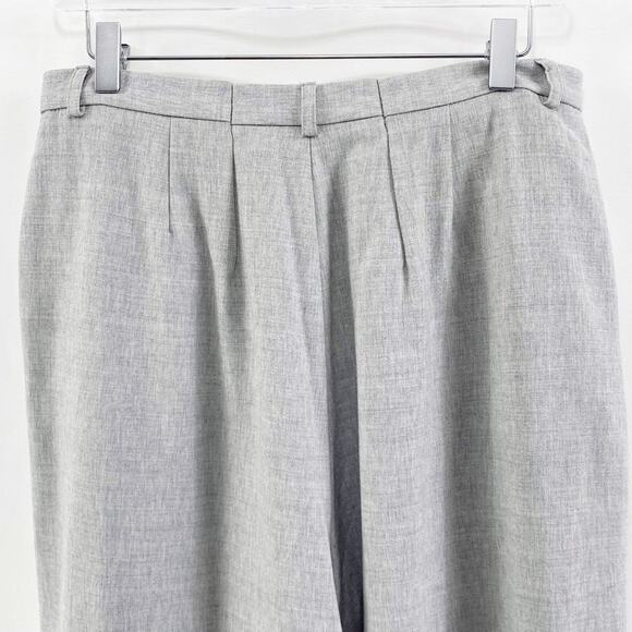 VALERIE STEVENS 90s Vintage Gray Cropped Palazzo Style Jogger Pants - Picture 9 of 10